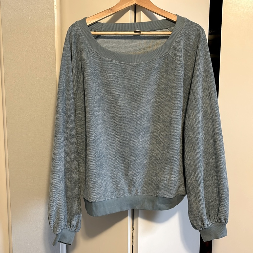 Prana chenille boatneck sweater